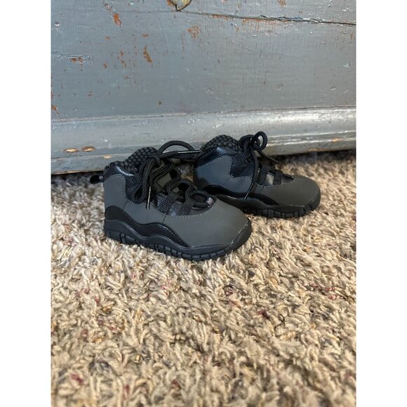 Nike Air Jordan Retro 10 Dark Shadow Toddler‎ shoe 2017 Rare 6C infant sneaker - Picture 1 of 7